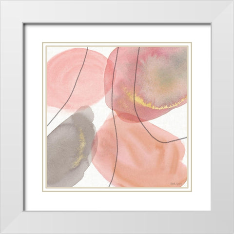 Petal Passion XII Soft Boho White Modern Wood Framed Art Print with Double Matting by Grove, Beth