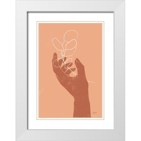 Boho Dreams I White Modern Wood Framed Art Print with Double Matting by Thorns, Becky