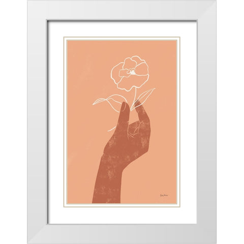 Boho Dreams II White Modern Wood Framed Art Print with Double Matting by Thorns, Becky