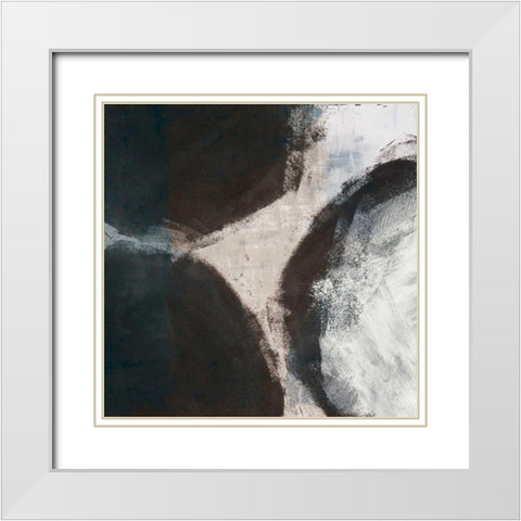 Newgrange White Modern Wood Framed Art Print with Double Matting by Wild Apple Portfolio