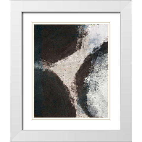 Newgrange Crop White Modern Wood Framed Art Print with Double Matting by Wild Apple Portfolio
