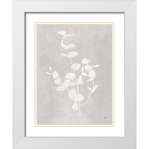 Botanical Study II Neutral Crop White Modern Wood Framed Art Print with Double Matting by Purinton, Julia