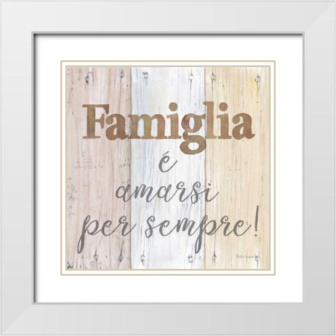 Farmhouse V Italian White Modern Wood Framed Art Print with Double Matting by Grove, Beth