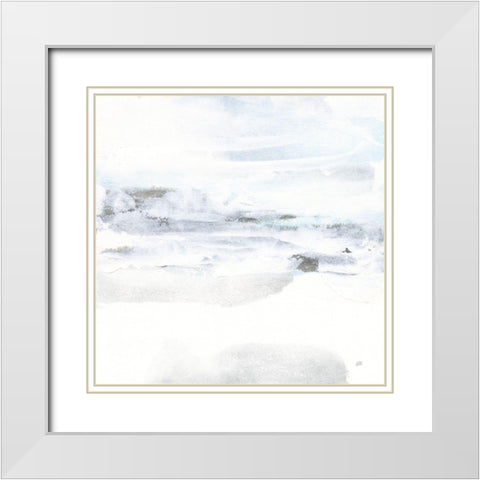 Tintedscape I White Modern Wood Framed Art Print with Double Matting by Paschke, Chris