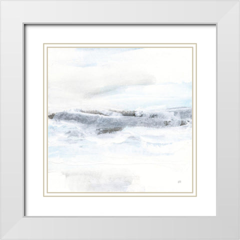 Tintedscape II White Modern Wood Framed Art Print with Double Matting by Paschke, Chris