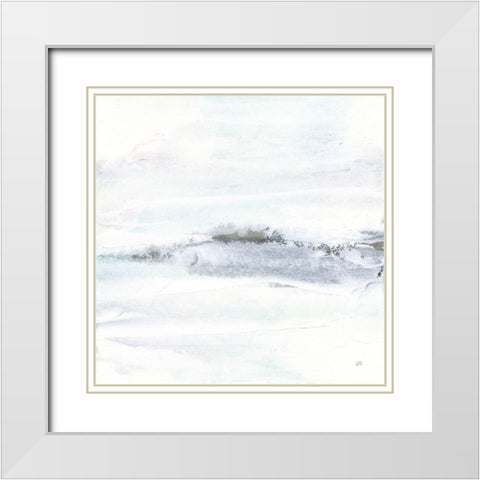 Tintedscape III White Modern Wood Framed Art Print with Double Matting by Paschke, Chris