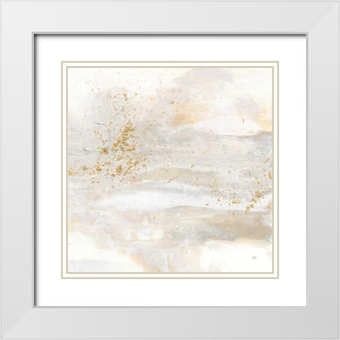 Winter Gold II White Modern Wood Framed Art Print with Double Matting by Paschke, Chris
