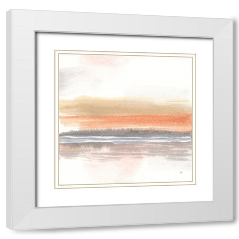 Secondary Palette I White Modern Wood Framed Art Print with Double Matting by Paschke, Chris