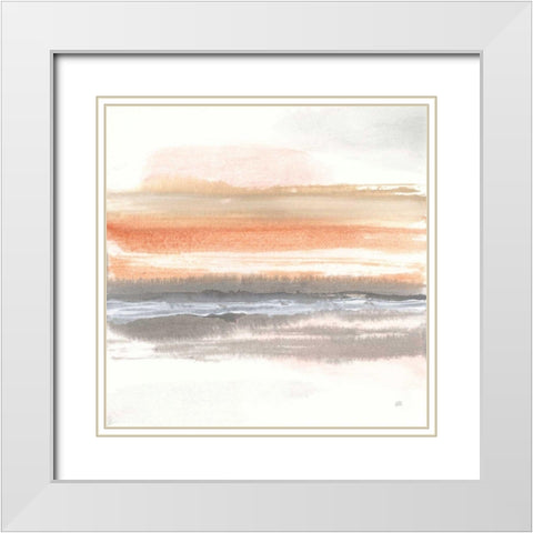 Secondary Palette III White Modern Wood Framed Art Print with Double Matting by Paschke, Chris