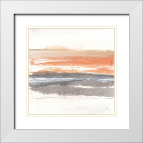 Secondary Palette IV White Modern Wood Framed Art Print with Double Matting by Paschke, Chris