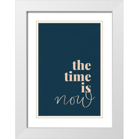 Retro Home I White Modern Wood Framed Art Print with Double Matting by Thorns, Becky
