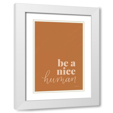 Retro Home II White Modern Wood Framed Art Print with Double Matting by Thorns, Becky