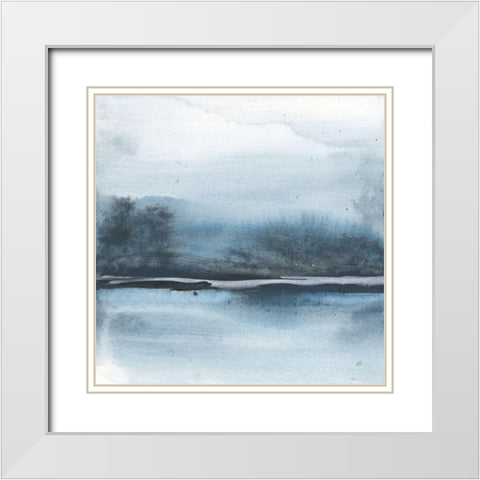 Before Dark II White Modern Wood Framed Art Print with Double Matting by Paschke, Chris