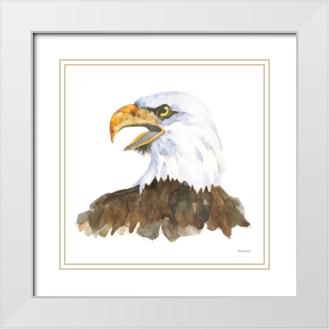 Bald Eagle White Modern Wood Framed Art Print with Double Matting by Ferguson, Kathy