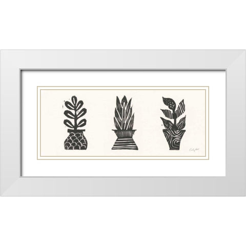 Planted III White Modern Wood Framed Art Print with Double Matting by Prahl, Courtney