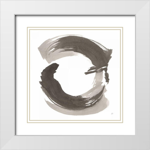 Endless II White Modern Wood Framed Art Print with Double Matting by Paschke, Chris