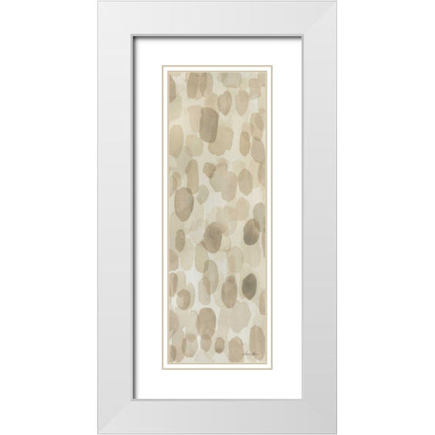Natural Abstract III White Modern Wood Framed Art Print with Double Matting by Horn, Laura