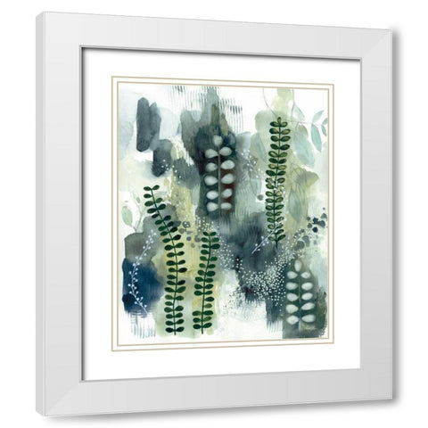 Woodland Walk VI White Modern Wood Framed Art Print with Double Matting by Horn, Laura