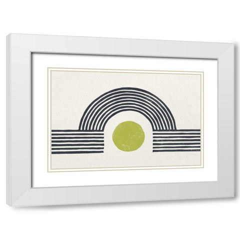 Rainbow Bridge II White Modern Wood Framed Art Print with Double Matting by Hershey, Moira