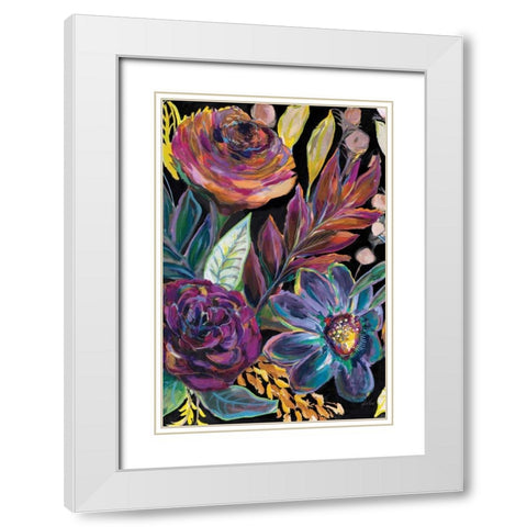 Festive Season I Black Crop I White Modern Wood Framed Art Print with Double Matting by Vertentes, Jeanette