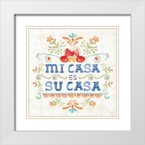 Sweet and Spicy XI White Modern Wood Framed Art Print with Double Matting by June, Dina