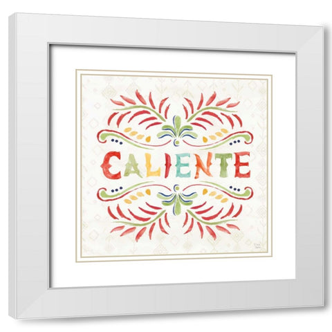 Sweet and Spicy XIII White Modern Wood Framed Art Print with Double Matting by June, Dina