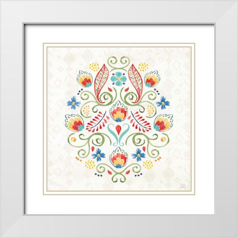 Sweet and Spicy XV White Modern Wood Framed Art Print with Double Matting by June, Dina
