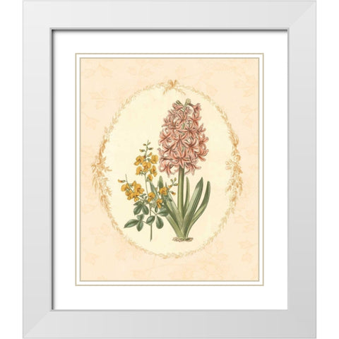 Gentle Soul Bouquet II White Modern Wood Framed Art Print with Double Matting by Wild Apple Portfolio
