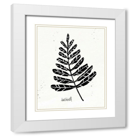 Botanical Sketches II White Modern Wood Framed Art Print with Double Matting by Tavoletti, Anne