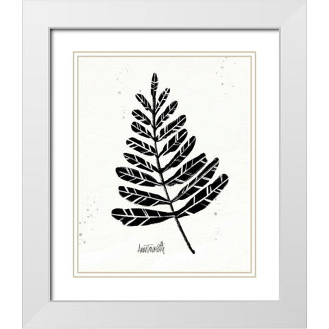 Botanical Sketches II White Modern Wood Framed Art Print with Double Matting by Tavoletti, Anne