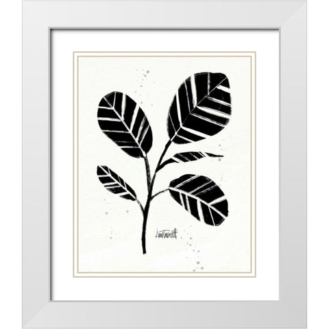 Botanical Sketches IV White Modern Wood Framed Art Print with Double Matting by Tavoletti, Anne