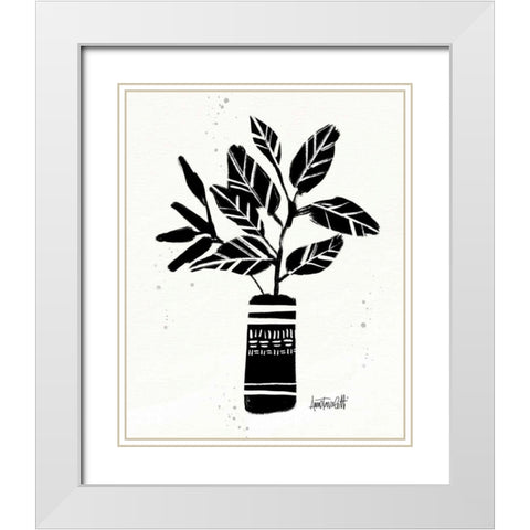 Botanical Sketches VI White Modern Wood Framed Art Print with Double Matting by Tavoletti, Anne