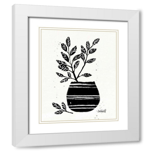 Botanical Sketches VII White Modern Wood Framed Art Print with Double Matting by Tavoletti, Anne