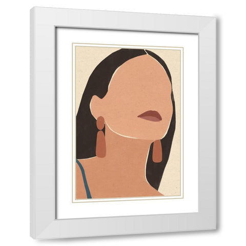 Sun Kissed I White Modern Wood Framed Art Print with Double Matting by Hershey, Moira