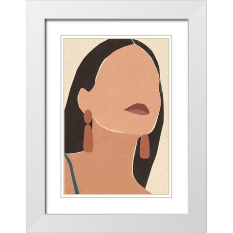 Sun Kissed I White Modern Wood Framed Art Print with Double Matting by Hershey, Moira