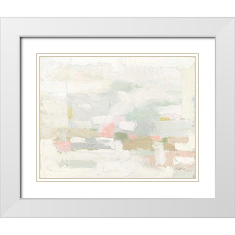 Soft Hues White Modern Wood Framed Art Print with Double Matting by Wiens, James