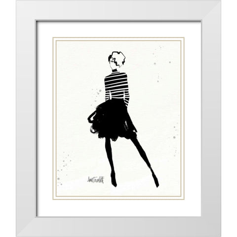 Style Sketches VII White Modern Wood Framed Art Print with Double Matting by Tavoletti, Anne