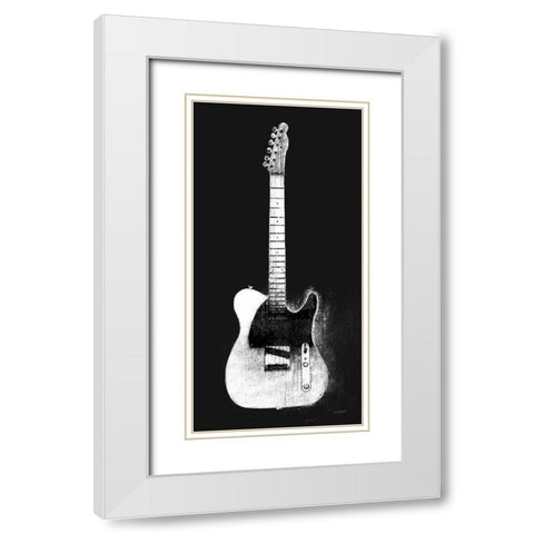 Garage Band I WB White Modern Wood Framed Art Print with Double Matting by Schick, Mike