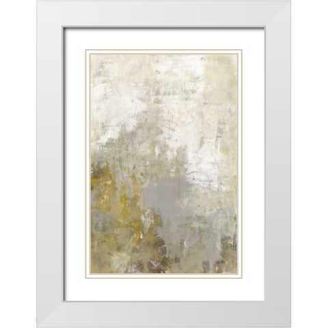 Subtlety I White Modern Wood Framed Art Print with Double Matting by Purinton, Julia