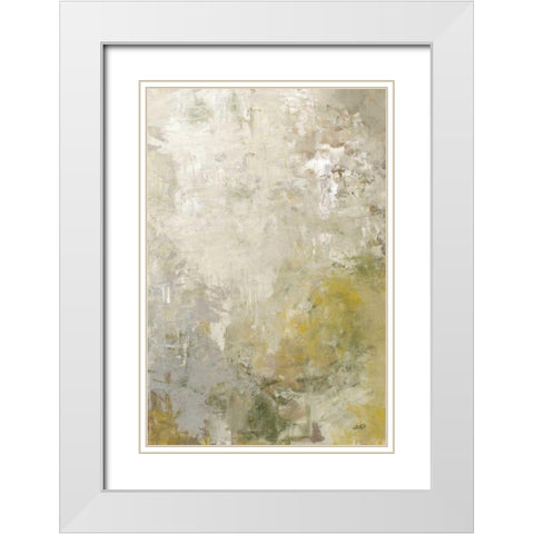 Subtlety II White Modern Wood Framed Art Print with Double Matting by Purinton, Julia