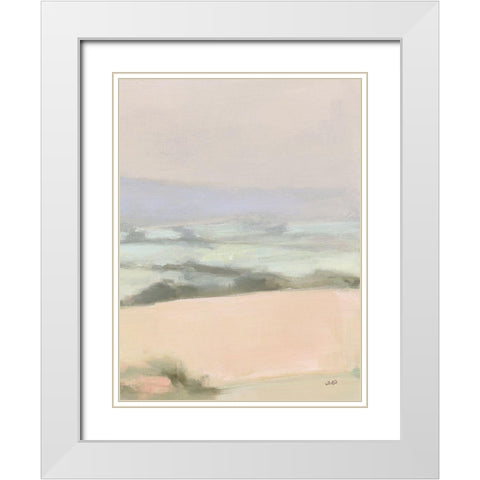 Dream Valley I Neutral Crop III White Modern Wood Framed Art Print with Double Matting by Purinton, Julia