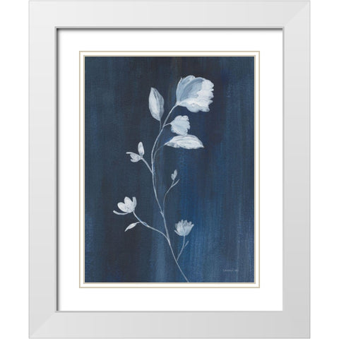 Simple Nature III White Modern Wood Framed Art Print with Double Matting by Nai, Danhui