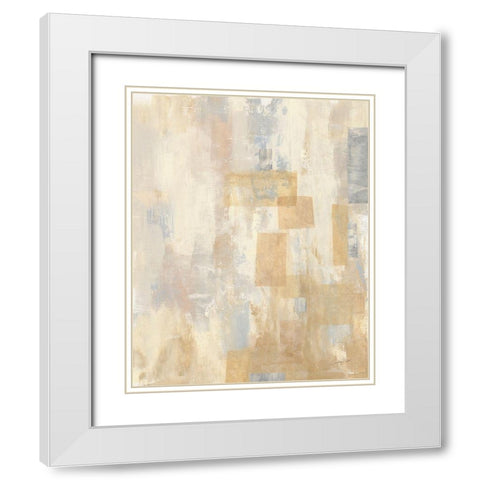 Afternoon V White Modern Wood Framed Art Print with Double Matting by Prahl, Courtney