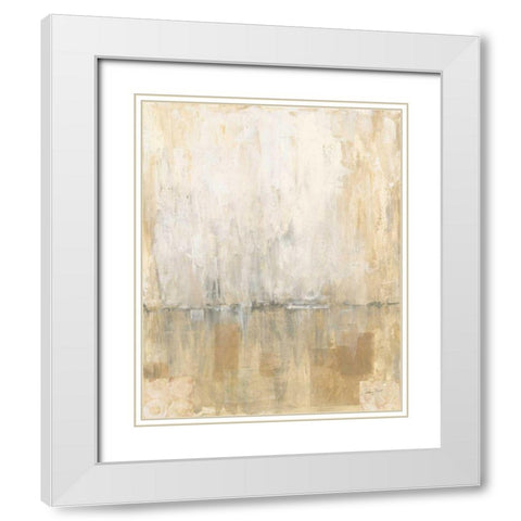 Morning Light I White Modern Wood Framed Art Print with Double Matting by Prahl, Courtney