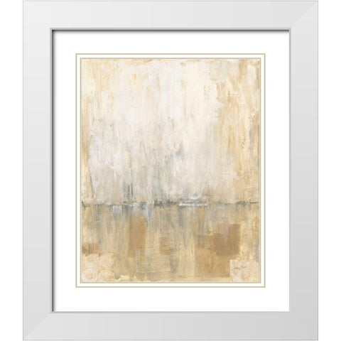 Morning Light I White Modern Wood Framed Art Print with Double Matting by Prahl, Courtney
