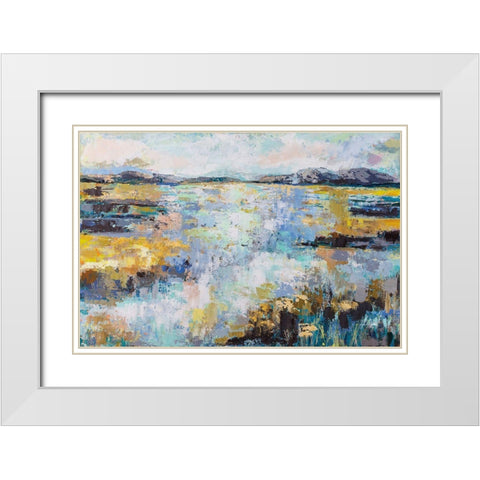 A Cool Day White Modern Wood Framed Art Print with Double Matting by Vertentes, Jeanette
