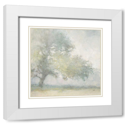 Edge of the Orchard White Modern Wood Framed Art Print with Double Matting by Purinton, Julia