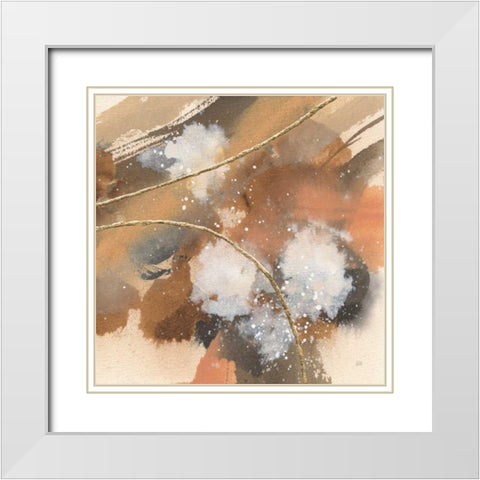 Divided Universe II White Modern Wood Framed Art Print with Double Matting by Paschke, Chris