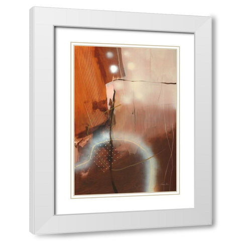Walking in the Woods White Modern Wood Framed Art Print with Double Matting by Horn, Laura