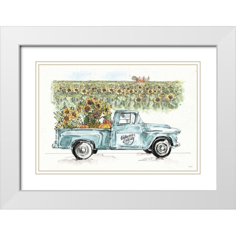 Country Harvest I White Modern Wood Framed Art Print with Double Matting by Tavoletti, Anne
